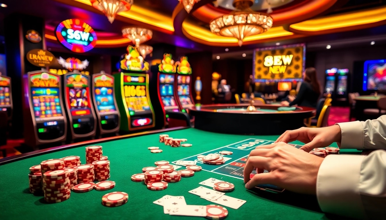 Experience thrilling gameplay at https://88new.autos/ with vibrant casino tables and engaging slot machines.