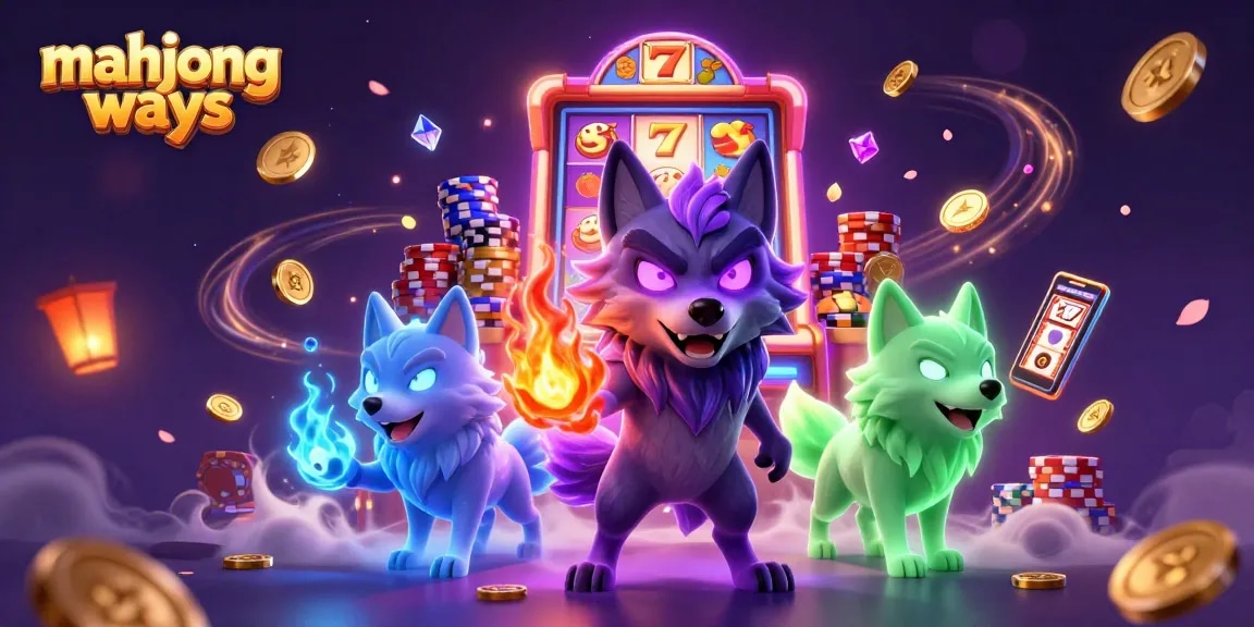 Experience the thrill of mahjong ways with exciting slot reels and vibrant casino elements!