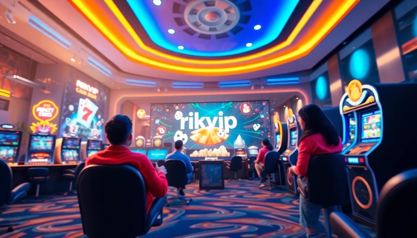 Engaging scene of rikvip - game showcasing interactive online gaming experience.