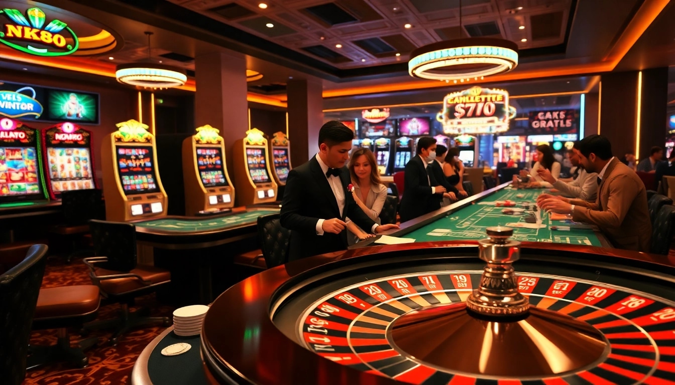 nk88 platform with vibrant casino games and engaging players in action