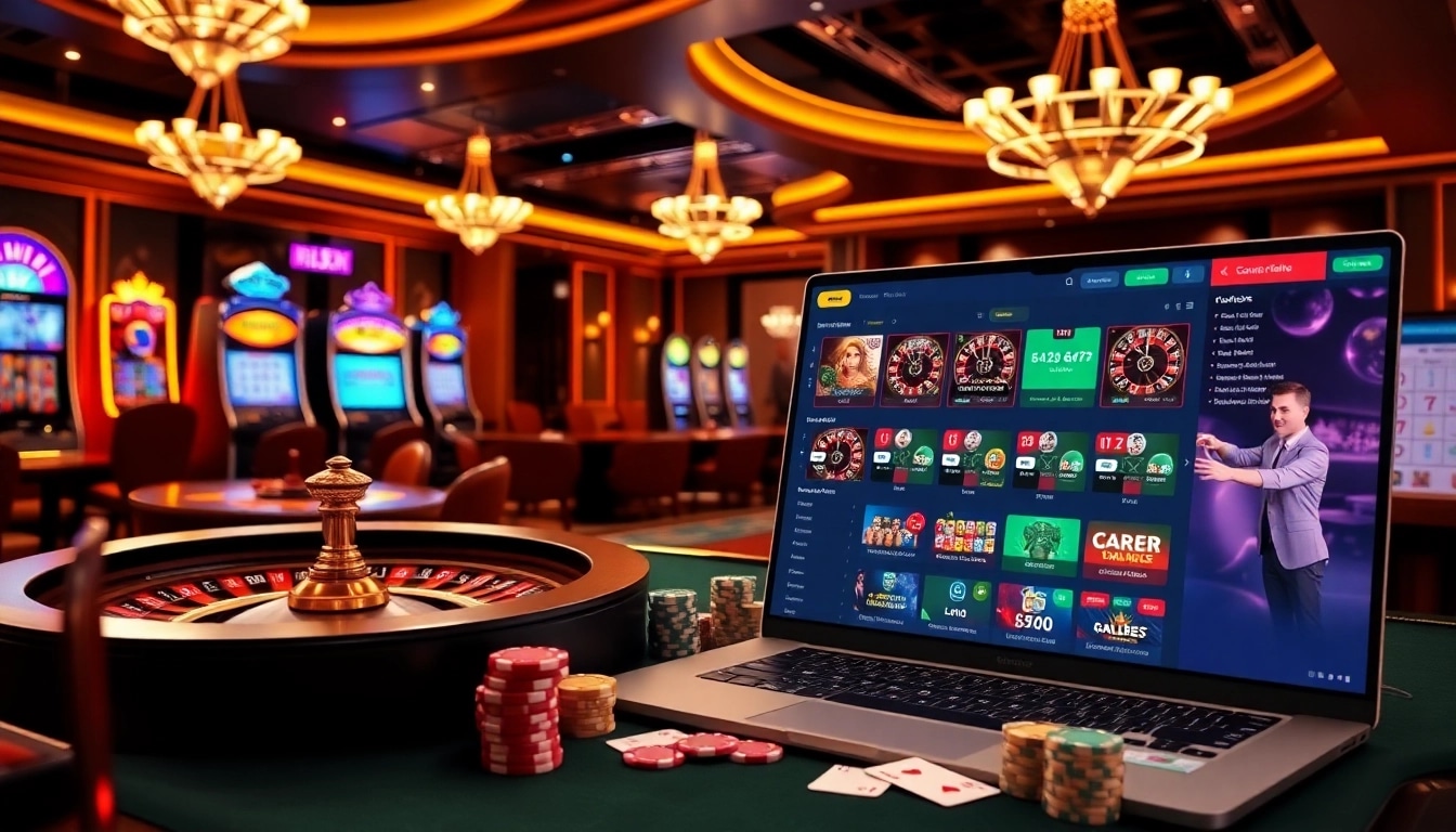 Experience the thrill of online gambling at https://rr88c.org/ with vibrant casino tables and exciting slot machines.