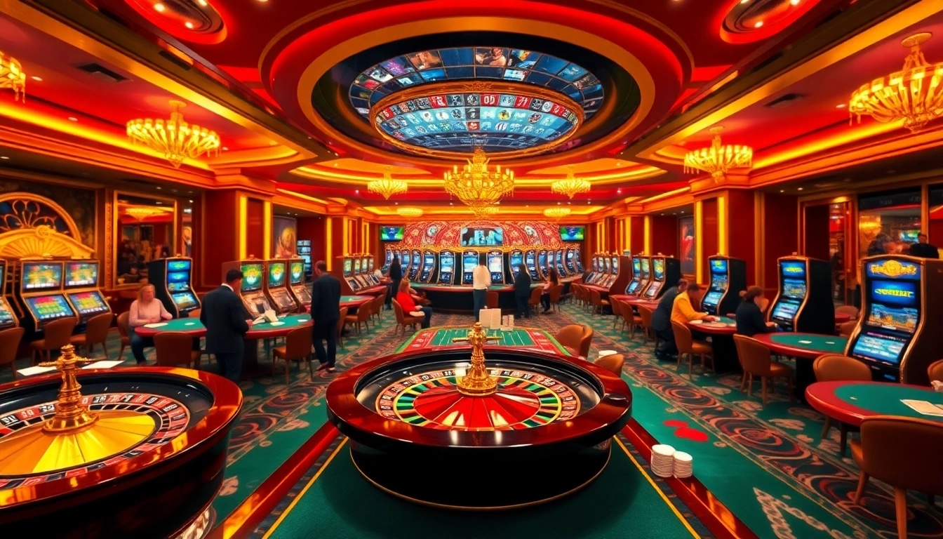 Exciting gameplay at https://immoo.net/ with vibrant casino activities featuring roulette, poker, and slots.