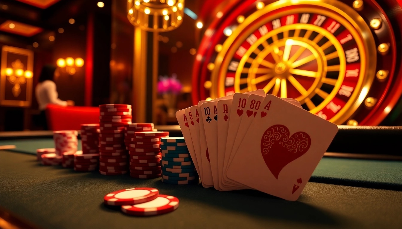 Experience thrilling gameplay at xx88 with vibrant casino tables and eager players.