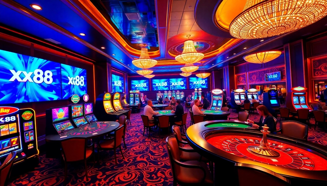 Experience the excitement of xx88 casino gaming with vibrant tables and thrilling slots.