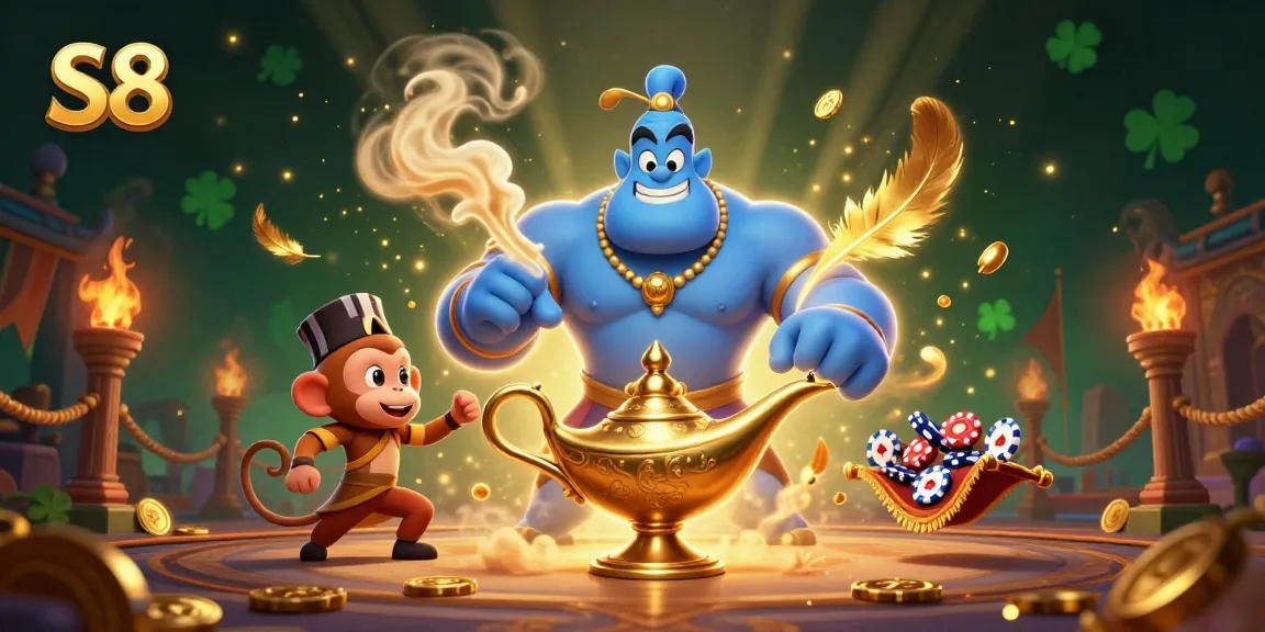S8 Casino: Engage in electrifying slot games featuring lively characters and dynamic casino elements.
