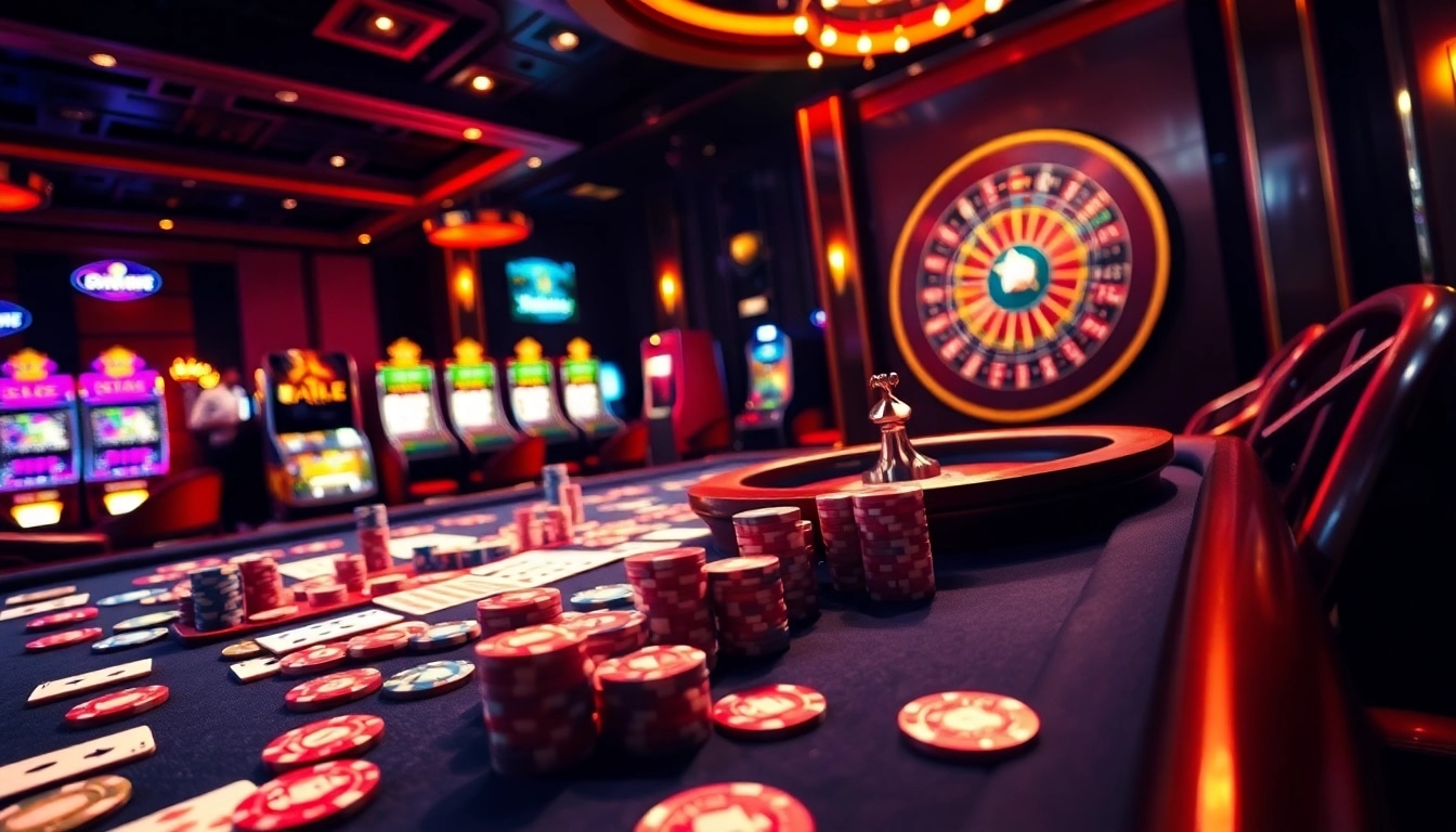 Engage in thrilling gameplay at https://789p.directory/ with colorful poker chips and cards.