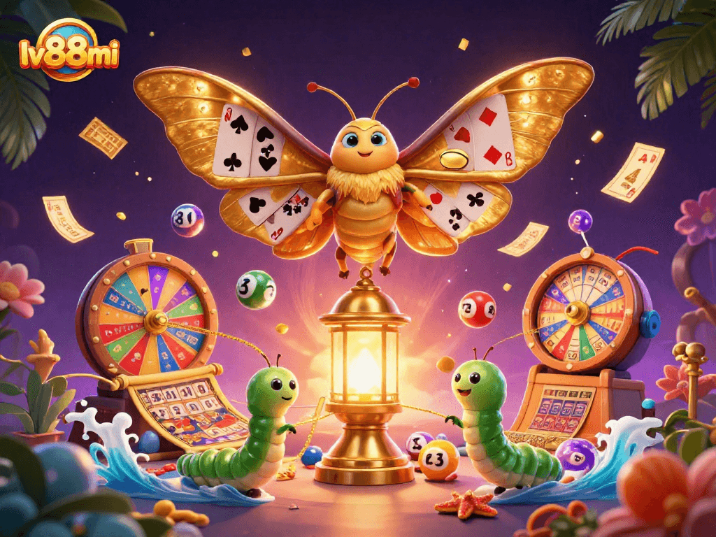 Experience excitement with lv88mi's vibrant lottery scene featuring dynamic characters and colorful elements.