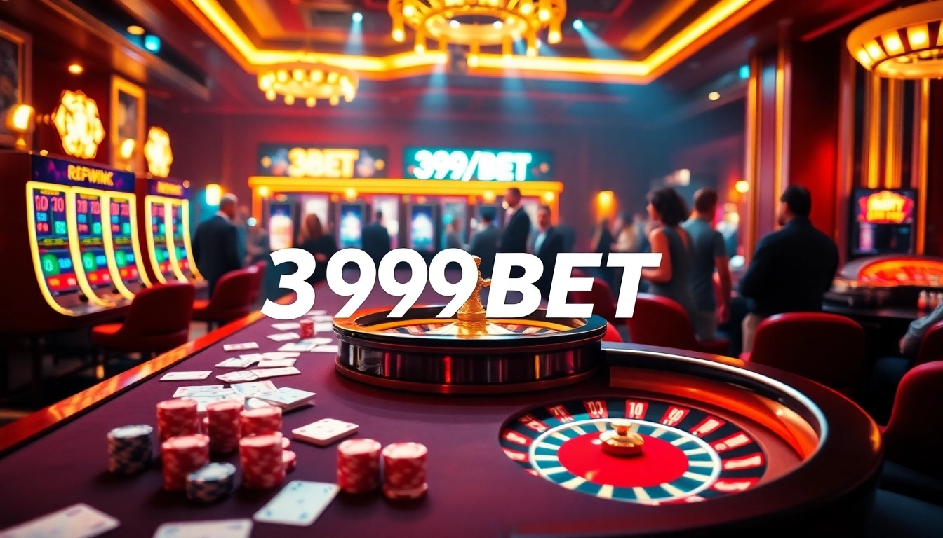 Experience exhilaration with 399BET Icu at a lively online casino showcasing vibrant games and thrilling bets.