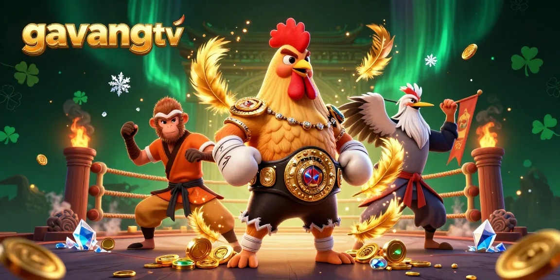 Engage in thrilling Muay Thai battles with gavangtv's vibrant 3D characters in a dynamic casino arena