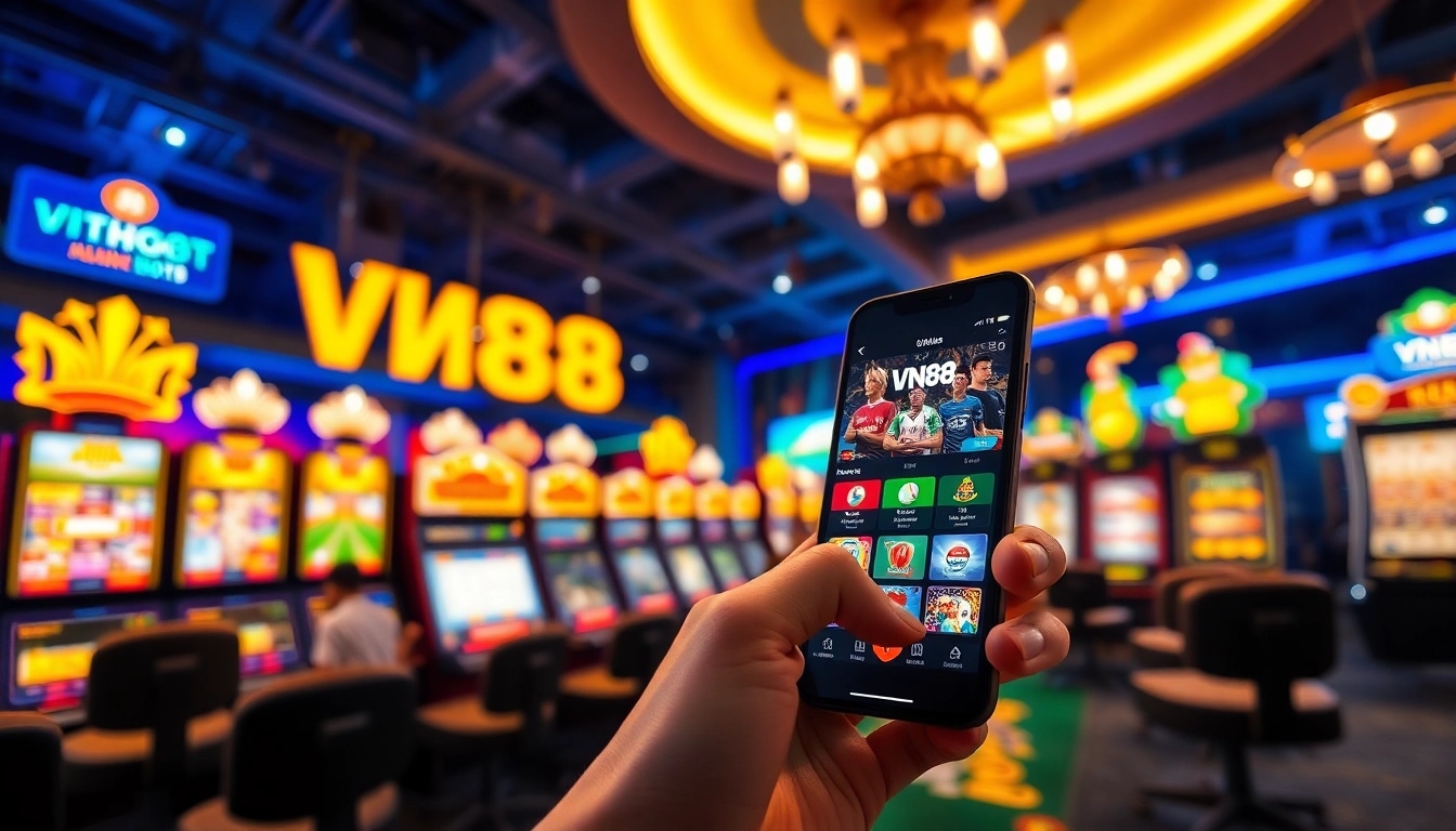 Experience the thrill of betting with link vn88 on a modern mobile gaming interface.