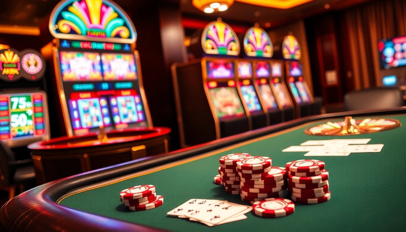 Experience a thrilling game night at 888VND with professional poker play and exciting slot machines.