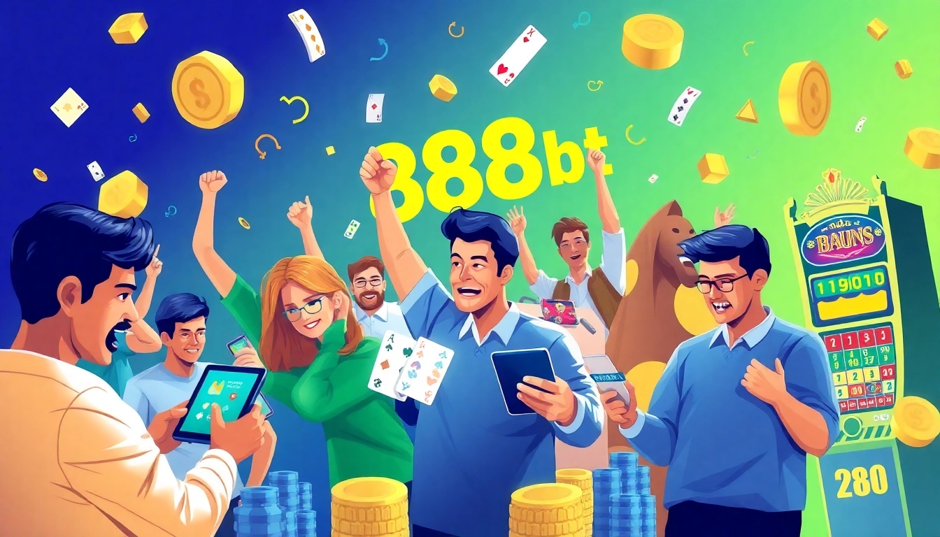 Exciting gambling scene showcasing players engaged on 888b.bet platform.