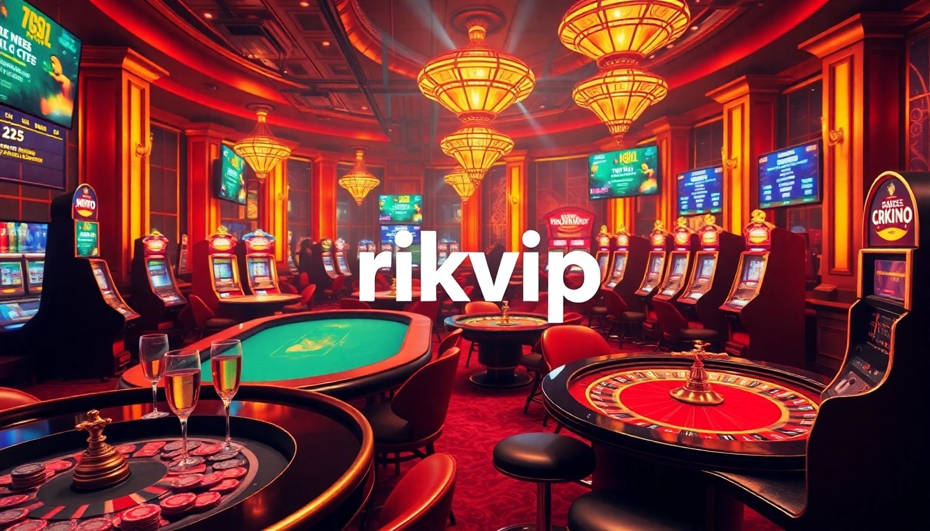 Experience thrilling gameplay at Rikvip with poker tables and exciting casino games.