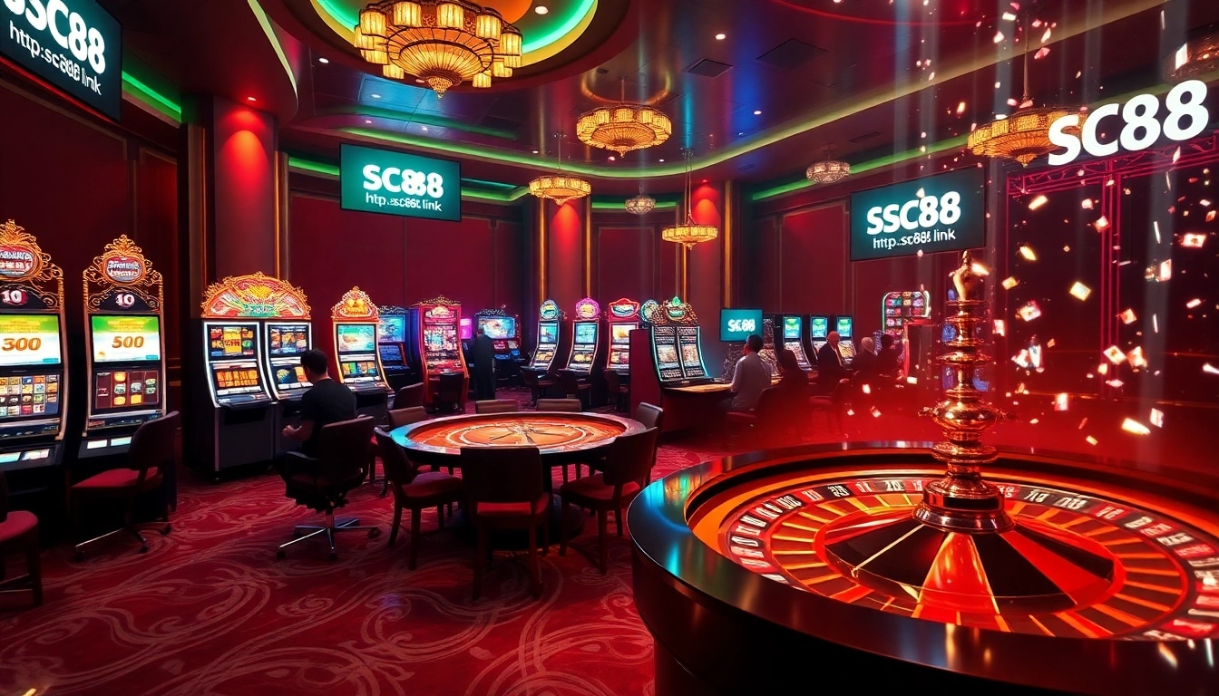 Players enjoy thrilling games at SC88 online casino, enhancing their experience with immersive visuals and engaging gameplay.