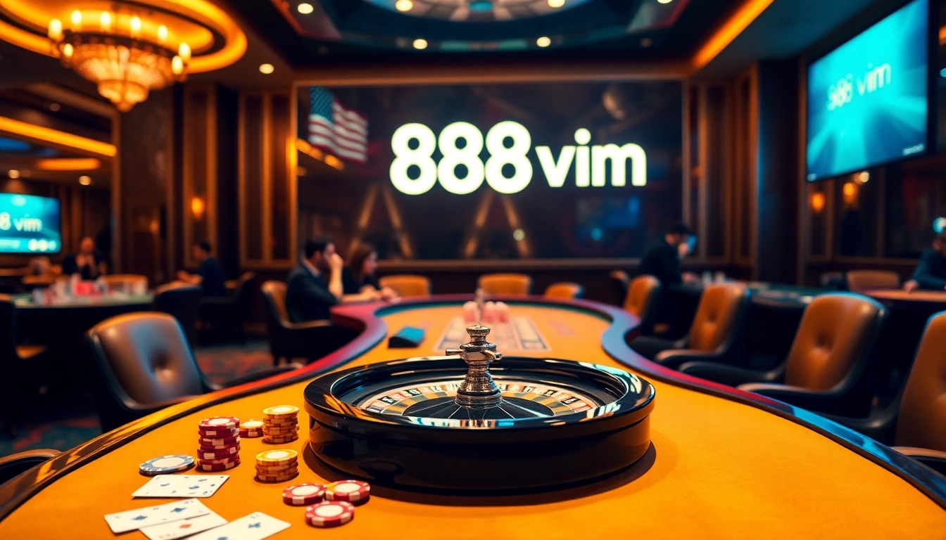 Engaging players enjoy games at an upscale casino featuring 888vi com.