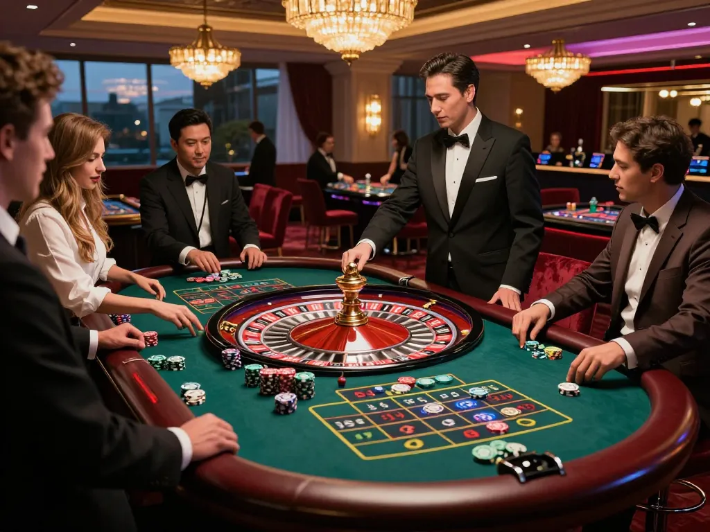 Experience the excitement of roulette at ok365 with vibrant gaming and elegant atmosphere