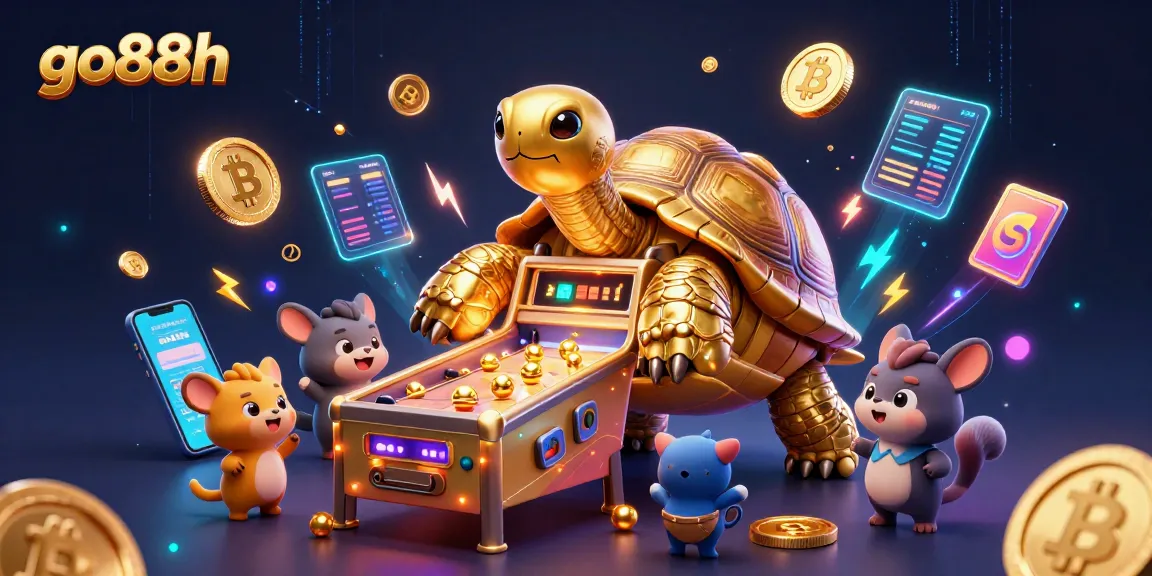 Experience excitement at go88h with golden tortoise pinball and bouncing coins!
