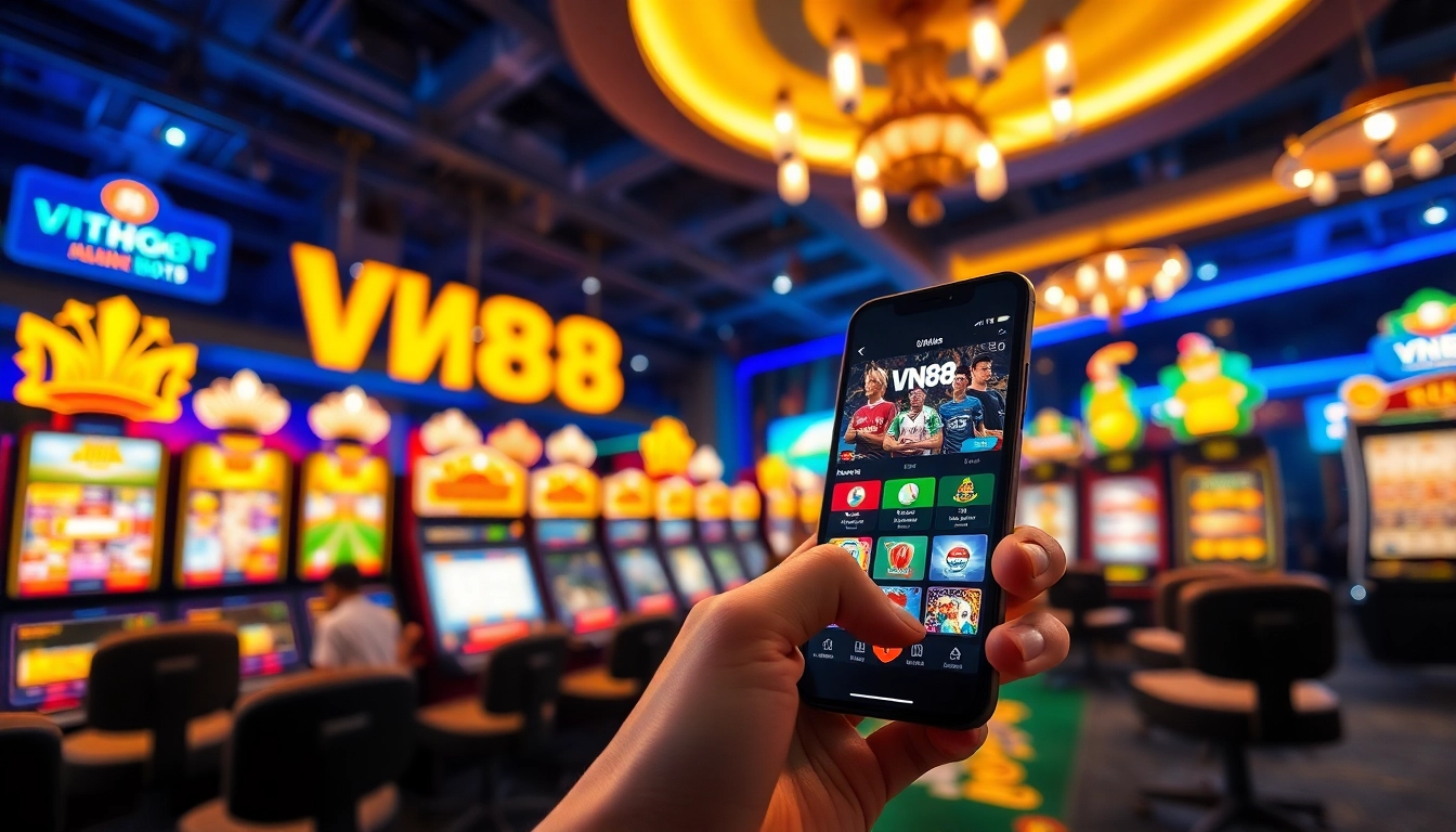 Experience the thrill of betting with link vn88 on a modern mobile gaming interface.