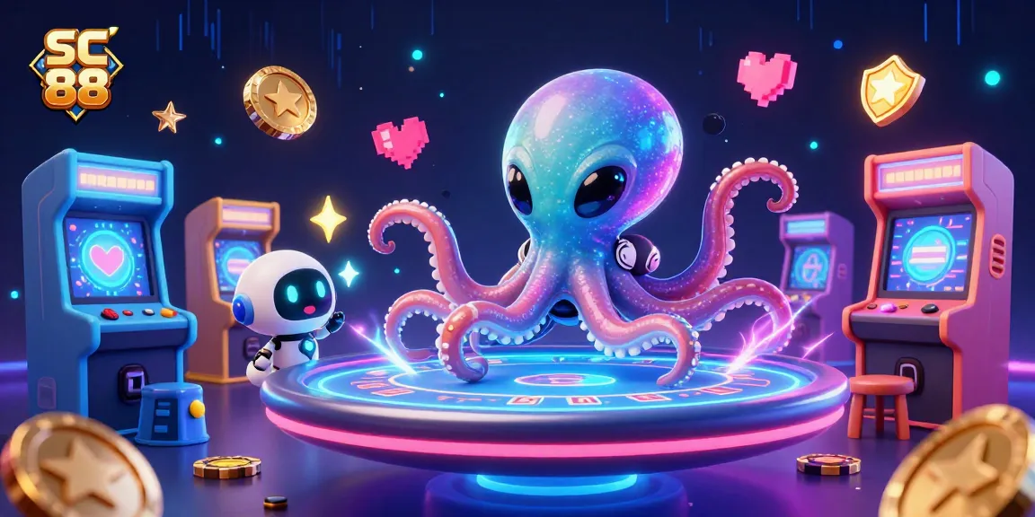 Engage with SC 88's immersive casino experience featuring vibrant characters and dynamic gaming elements.