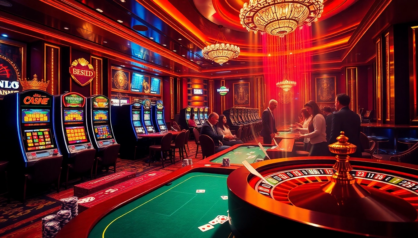 Experience thrilling casino action with bsport, showcasing poker games, slot machines, and roulette excitement.