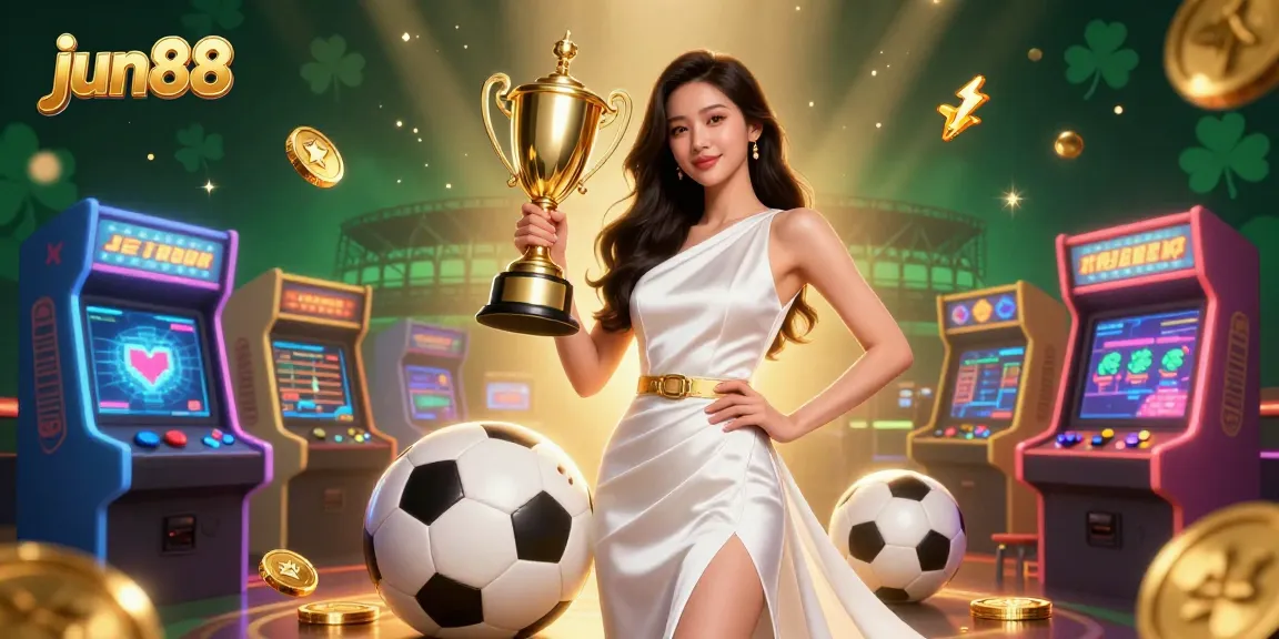 Experience top-notch gaming at jun88 with a dynamic illustration of victory in sports betting.