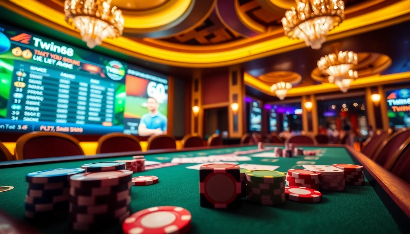 Experience casinos with https://twin68.world/, featuring exciting poker tables and vibrant gaming activities.