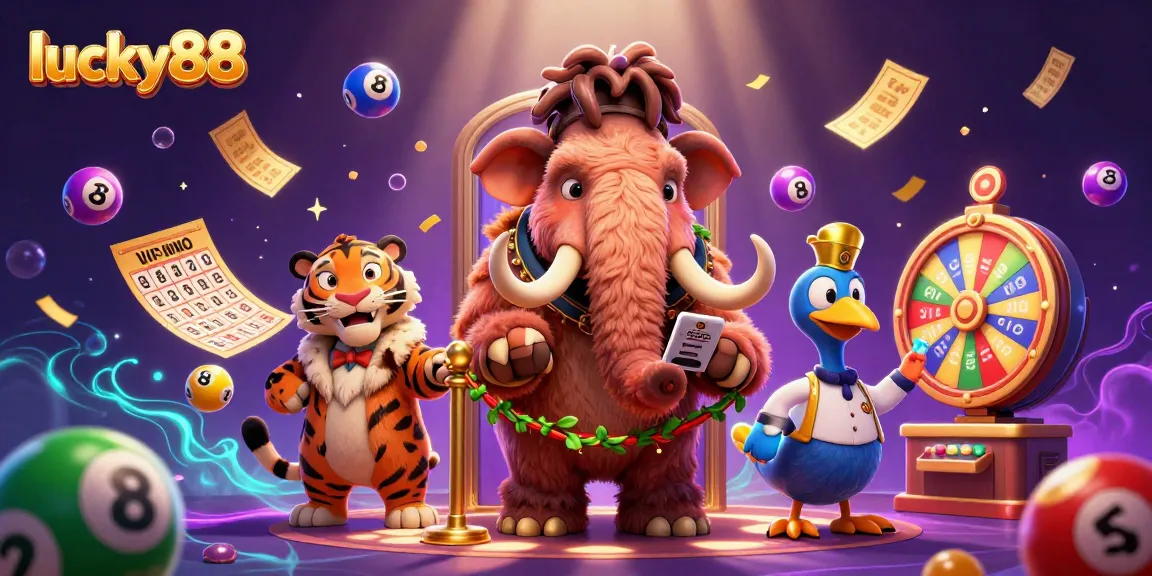Engage with lucky88's exciting casino scene featuring dynamic characters and vibrant game elements.