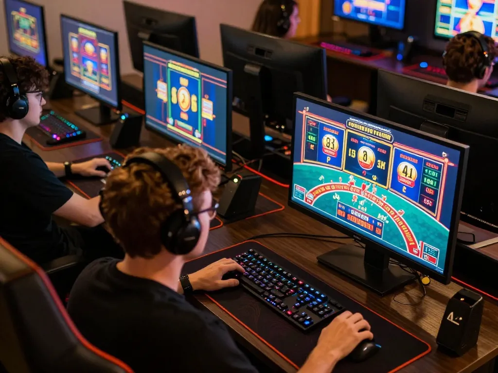 Experience the thrill of lv88 online gaming with multiple screens showcasing exciting casino games.
