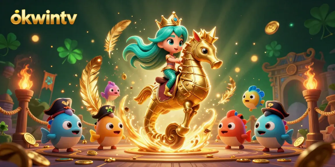 Experience thrilling gaming at okwintv with vibrant casino elements and mesmerizing characters.