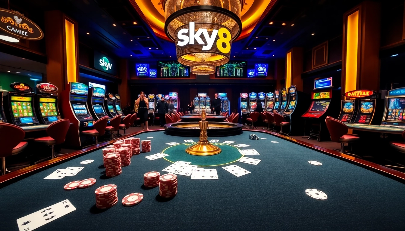Experience the thrill of Sky88 with dynamic casino games and betting excitement.