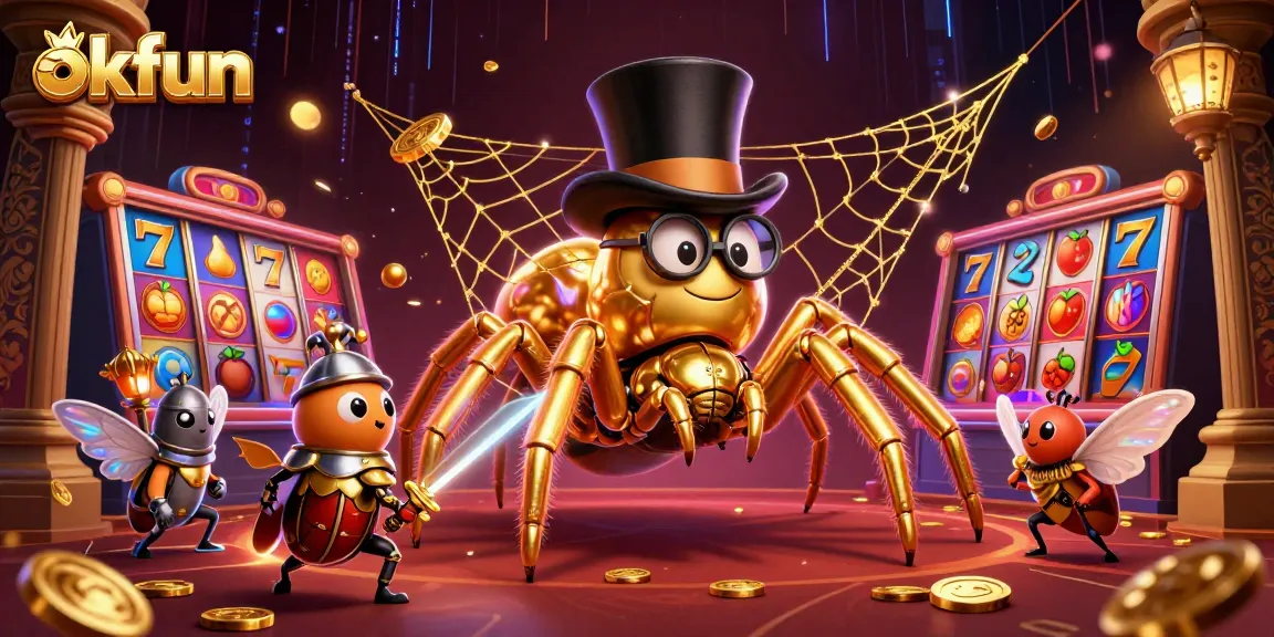 Engage in thrilling slot gameplay at okfun, where dynamic reels spin with colorful symbols.