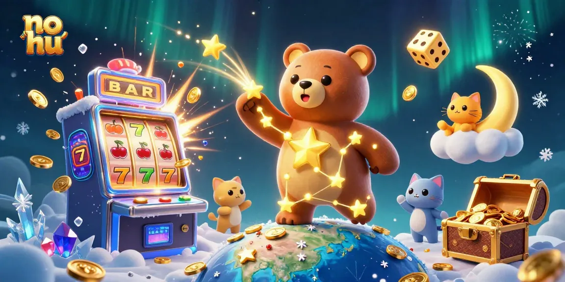 No hu players engage in thrilling jackpot slots with dynamic golden characters and vibrant casino elements.