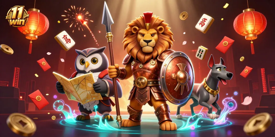 Engage with the thrilling world of 11 win featuring fantasy characters and festive casino elements.