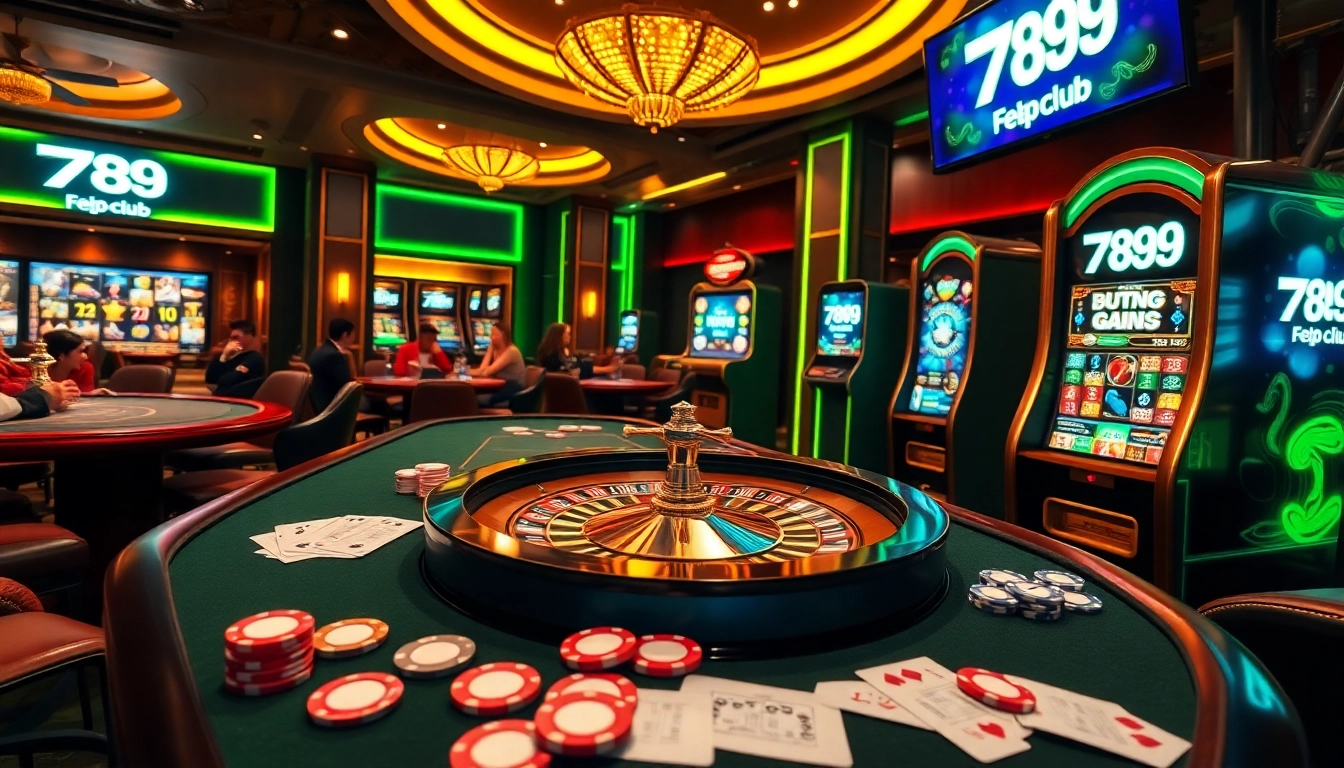 Experience the allure of gambling at 789club with exciting slot machines and poker tables.