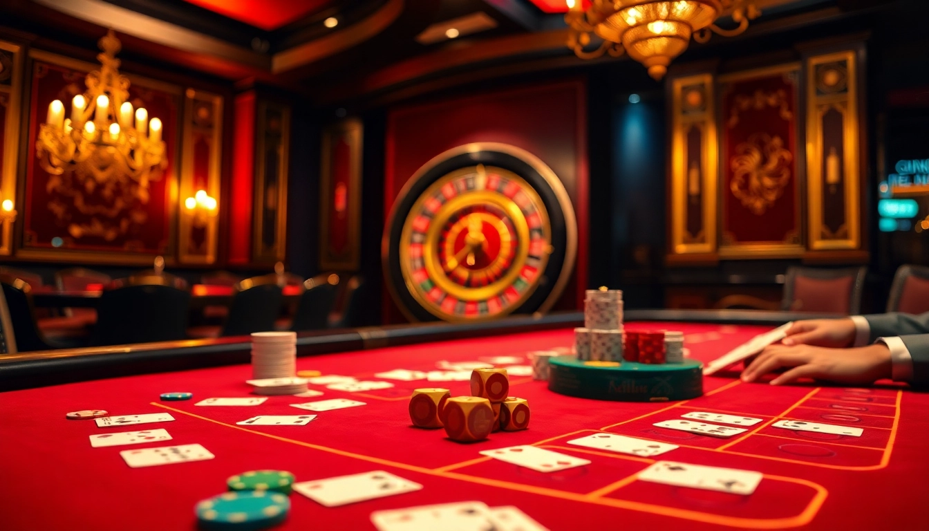 Win big at https://red88.hot/ with exciting baccarat action at a luxury casino table.
