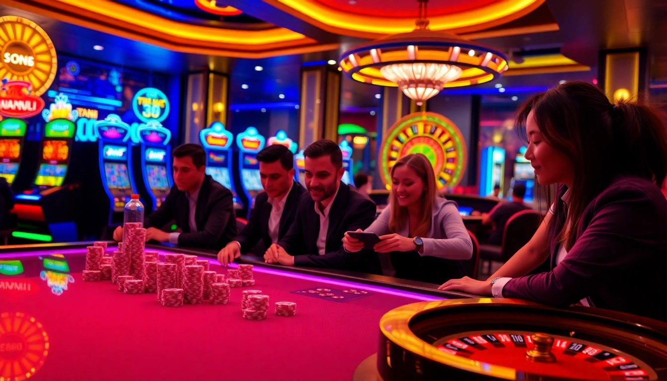 Experience excitement at Trang S8 with engaging casino games and vibrant poker chips.