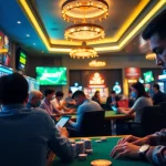 Exciting online betting scene at sbobet.dance with vibrant gaming interactions.