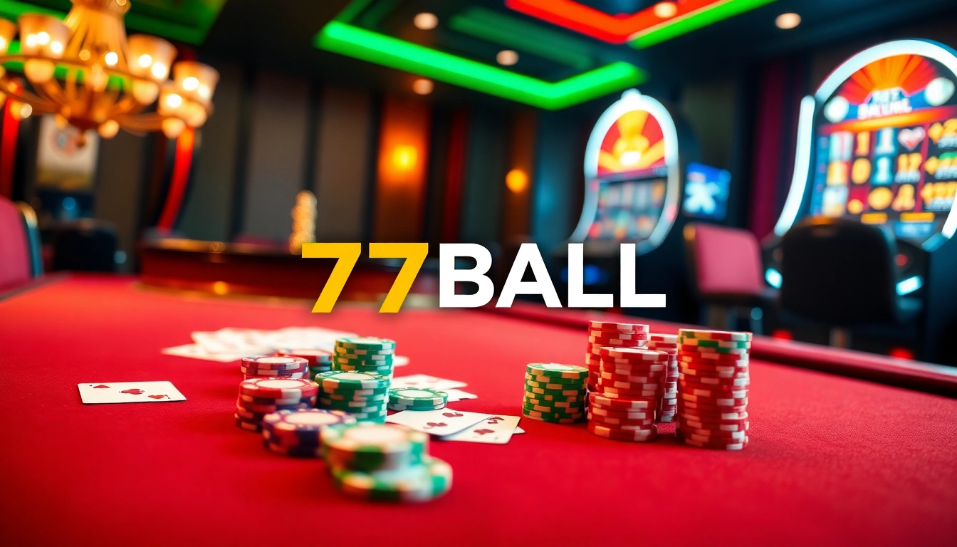 Engaged players enjoy various games at 77BALL online casino tables.