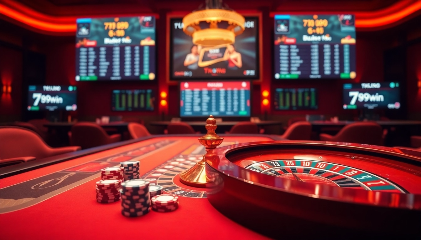 Experience thrilling betting action at 789Win with luxurious casino tables and live gambling experiences.