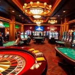 Players enjoying thrilling games at a luxurious casino, capturing the excitement of https://rr88a.us.com/ at every turn.