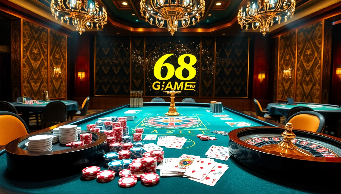 Join the excitement of 68 Game Bài with professional casino tables and dynamic gameplay.