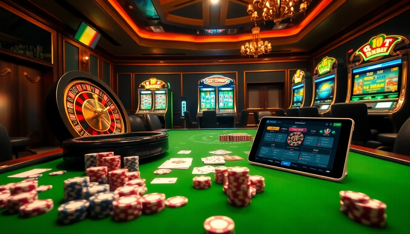Experience thrilling games at nhà cái 8kbet with vibrant casino visuals and modern interfaces.