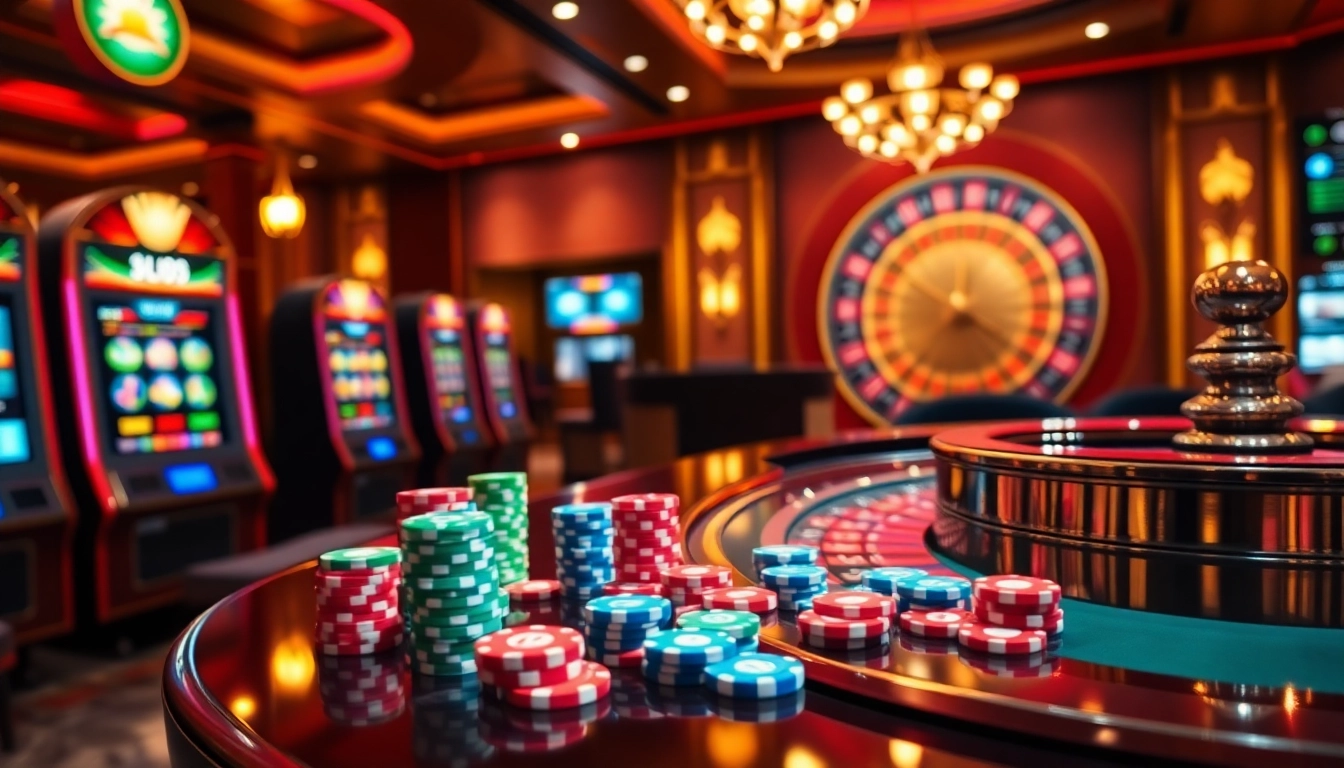 Experience thrilling online gaming at https://tg88v.com/ featuring vibrant slot machines and engaging roulette action.