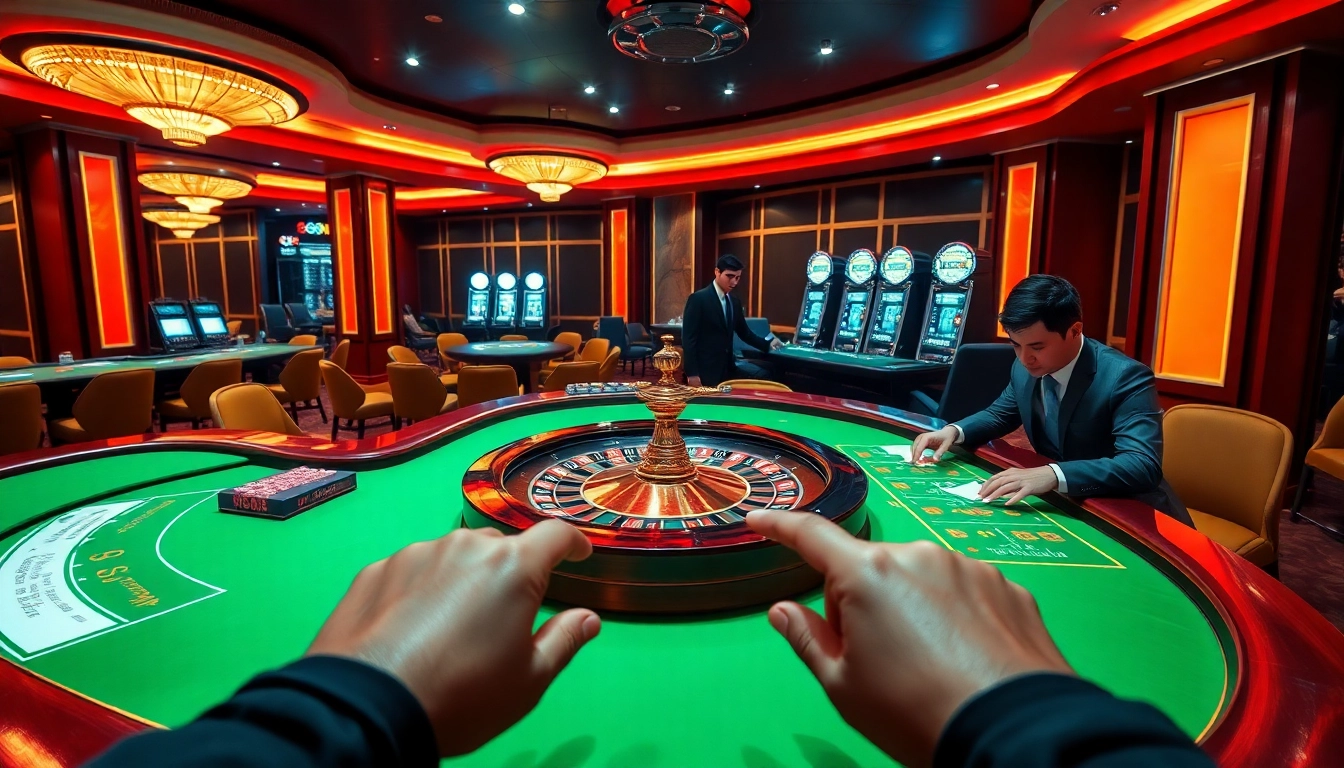 Engage with high-stakes excitement at https://888newws.com/ with a thrilling virtual casino scene.