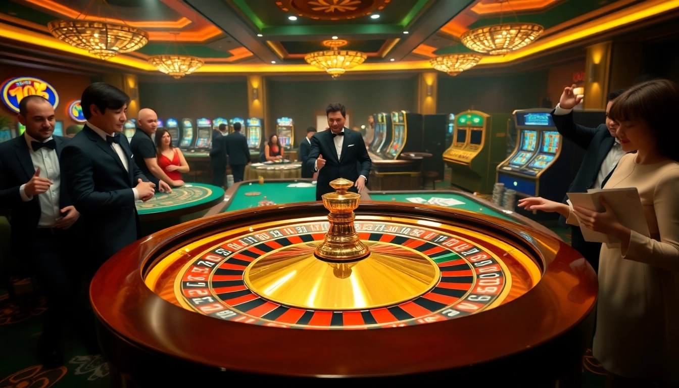 Exciting casino gameplay with a roulette wheel and 98win.com branding, showcasing high-stakes action.