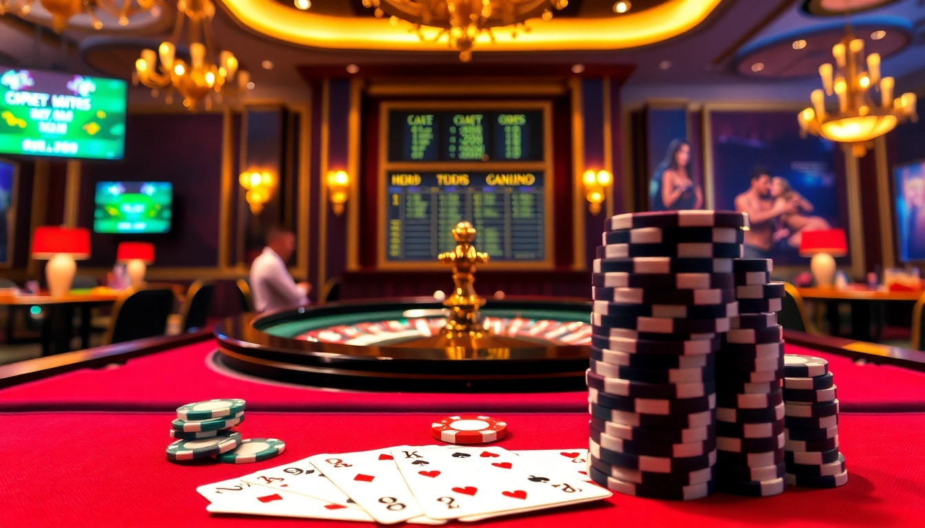 Experience the thrill of gambling with engaging activities at https://ku88game.com/, featuring a luxurious casino atmosphere and poker action.