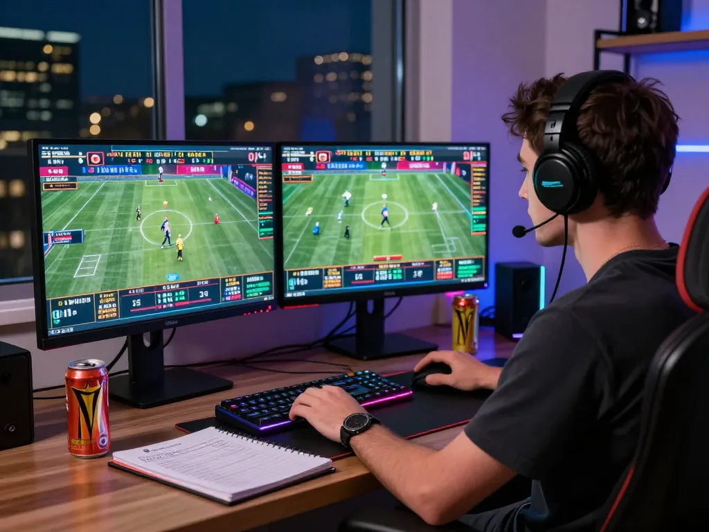 Focused player exploring link 1gom for dynamic online gambling experience.