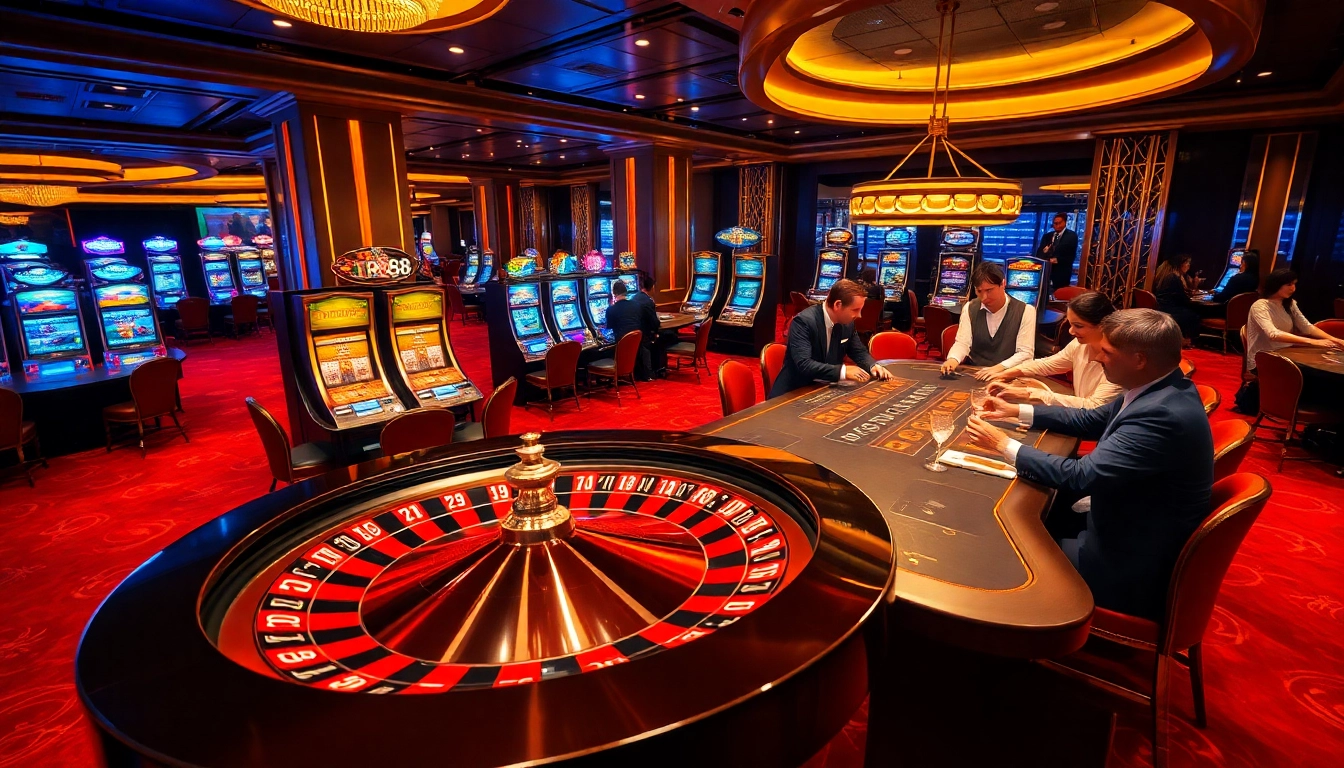 Experience the thrill of TR88 gambling with an exciting casino atmosphere and vibrant table games.