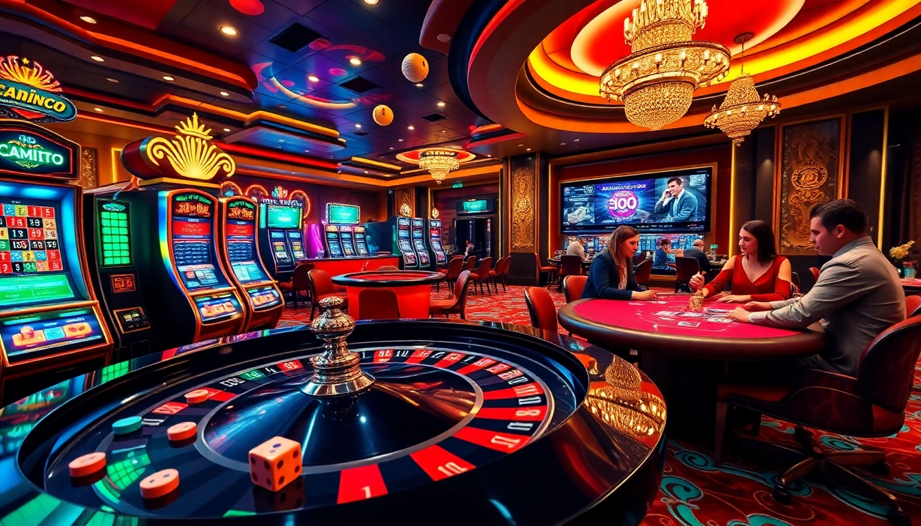 Experience the thrilling atmosphere of 8kbet with engaging casino games and vibrant visuals.