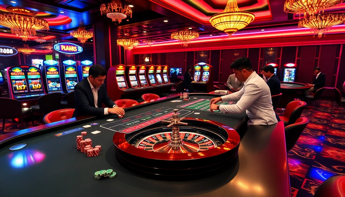 Experience the excitement of betting at Nhà cái PUB88 with vibrant casino elements and professional players.